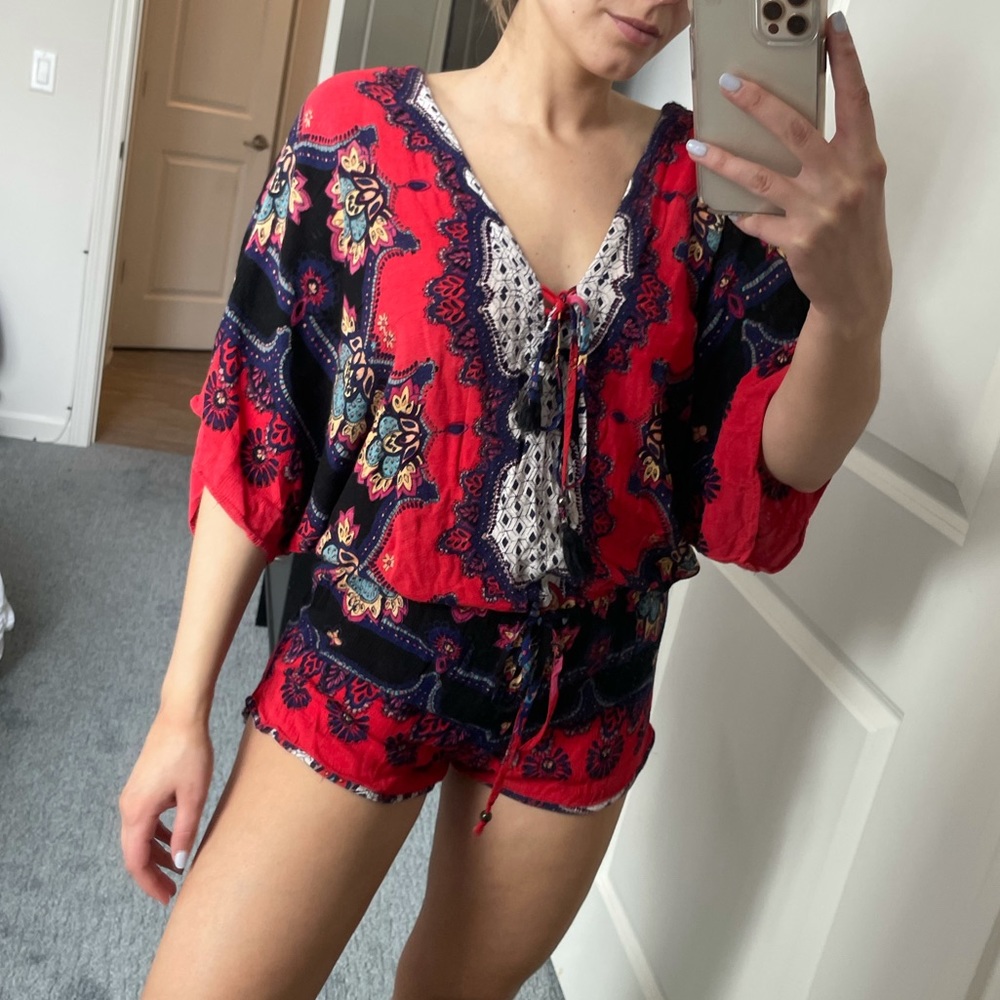 Colorful Boho Romper - Picture 5 of 16